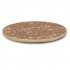round Overlay Edge laminate and wood edge indoor restaurant cafe bar hospitality table top